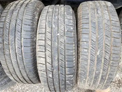 TIRES (THREE, 3 TIRES AVAILABLE) 215 65 16 Michelin Defender 2 DOT 2322 Tread Depth 10 10 10 /32nds...