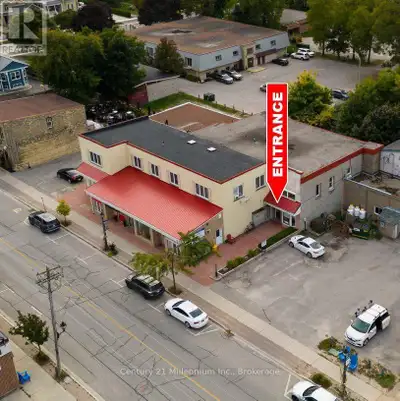 Recently renovated, 400 +/- square foot, upper level commercial area that can be used as an office o...