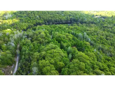 4.54 acre lot located at 24 Ch. du Mica in Val-des-Monts offering rare panoramic views over Lake McG...