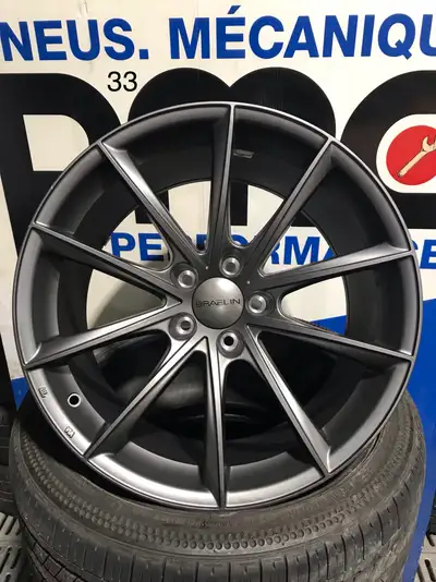 Size: 19x10 Bolt Pattern: 5x114.3 Centre Bore: 60.1 Offset: 45 Colour: Matte Gunmetal SKU: BR02-1900...