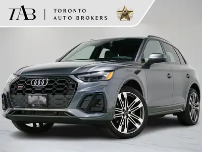 This 2021 Audi SQ5 Technik is a local Ontario vehicle. Combining sporty performance with refined lux...