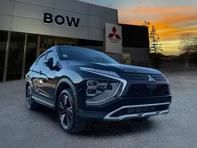 The 2024 Mitsubishi Eclipse Cross in a striking black finish is designed to tackle any road with its...