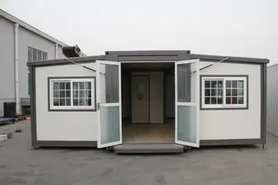 NEW FOLDING CONTAINER HOUSE OFFICE CABIN OFF GRID TINY HOUSE, View more