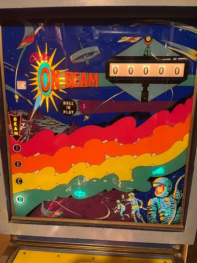 Bally On Beam Pinball Machine, View more