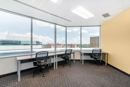 Productive workspace for three that comes with everything taken care of. Make a home for your busine...