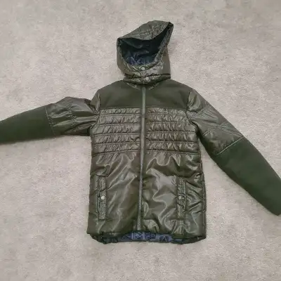 Youth boy winter jacket with hood Size 8/10, View more