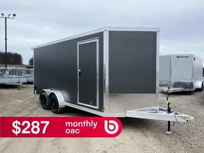 Canadian Mennonite Built Aluminum Enclosed Cargo Trailer is $13,790.00 or $275.78/month! Ord: E2087-...