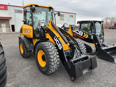 2026 JCB 409 WHEEL LOADER STOCK #A116603 74 HP ENGINE 3 SPEED HYDROSTATIC TRANSMISSION CREEP SPEED I...