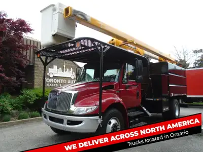 60' Terex Boom With Hi Ranger XT60 Bucket (350lbs Capacity),10.5ft chipper body, Allison Automatic,...