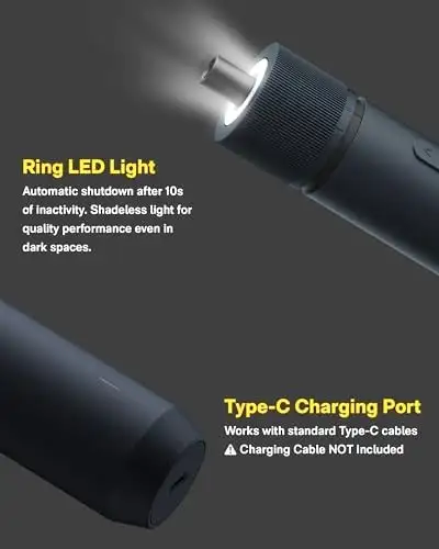 Tournevis Électrique Sans Fil — 25 Embouts, USB-C in Power Tools in Sherbrooke - Image 4