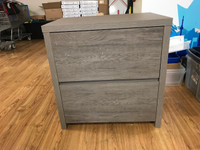 Bristol 2 Drawer Lateral Cabinet in Restored Gray