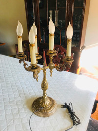 Antique Candelabra Lamp