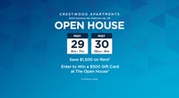 OPEN HOUSE EVENT: Friday, May 29th from 4pm - 7pm Saturday, May 30th from 10am - 4pm Discover Crestw... (image 1)
