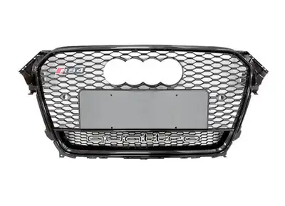 AUDI A4 S4 B8.5 RS4 BLACK QUATTRO GRILLE FITS 2013 2014 2015 2016 WE ALSO HAVE DIFFUSER BUMPER SPOIL...