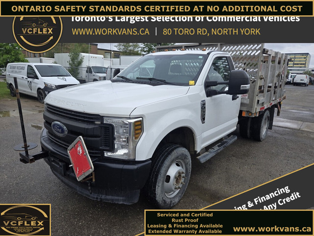 2019 Ford F-350 4x4 6.2L V8 Gas - Flatbed - Alum Frame + Lift in Cars & Trucks in City of Toronto