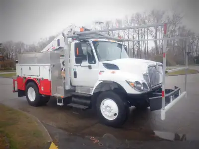 2012 International Workstar 730 Crane Truck 3 Seater 7.6L Allison Automatic Power Door Locks, Power...