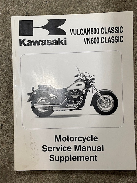 Sm188 Kawasaki Vulcan800 Classic VN800 Service Manual Supplement in Other in Saskatoon
