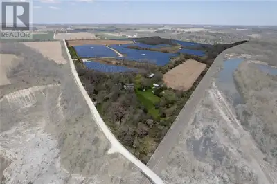 Spectacular industrial/agricultural zoned 136.6 acre property in Beachville. A rare and unique offer...