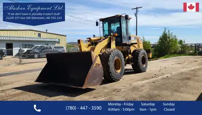 Air conditioning, Air Ride Seat, Enclosed Cab, Auxillary Hydraulics, 105 Bucket, 14,790hrs Powered B...