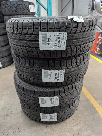 SET OF 4X P245/65R17 245/65/17 MICHELIN LATITUDE X-ICE XI2 TAG # 20864 ** Please read details below...