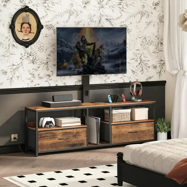 TV Stand with Mount for with Switch ... BNIB LOT# 457262864365957122123