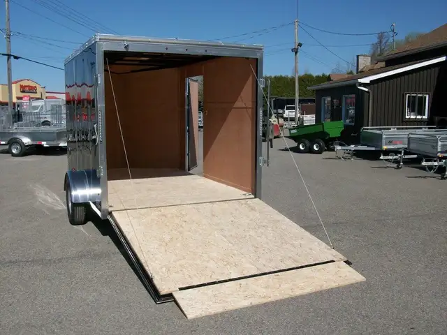 2025 Weberlane VTT 7' X 10' V-NOSE 1 ESSIEUX 78in.HT. RAMPE VTT  in Cargo & Utility Trailers in Laval / North Shore - Image 10