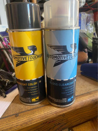 Chevy base coat 706S spray can & Gloss clear coat can new $50 fo
