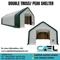 Double Truss/ Frame/ Container Shelters with PVC Fabric
