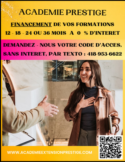 Formations Beauté  - Financement à 0 % d’intérêt