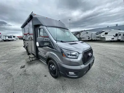 Winnebago EKKO Class C gas motorhome 22A highlights: Under-Bed Storage Heated Gear Garage Swivel Wor...