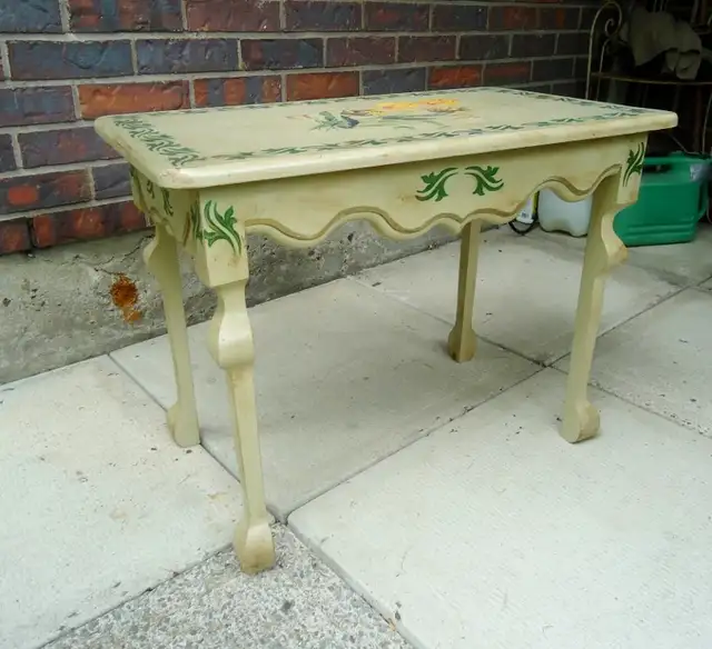 Occasional Table, Painted Furniture, Side Table Sunroom, Outdoor63234779230721121