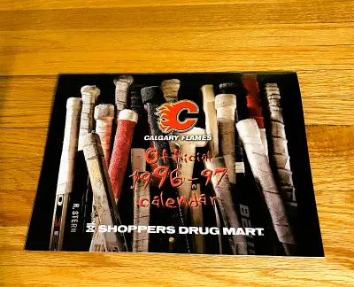 1996-97 Calgary Flames Calendar Go Flames, View more