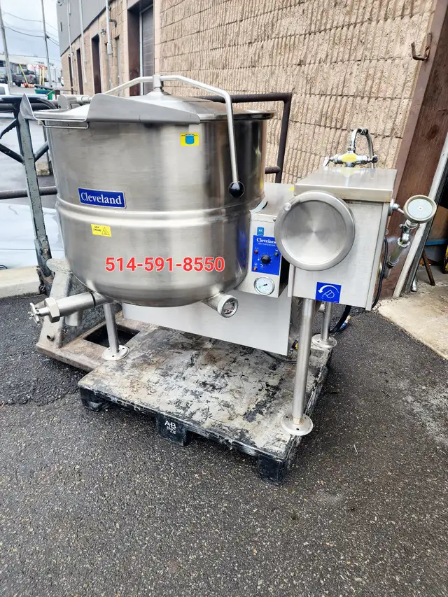Cleveland 40 Gallon Tilting Gas Steam Pot  Marmite a Vapeur in Industrial Kitchen Supplies in City of Toronto - Image 7