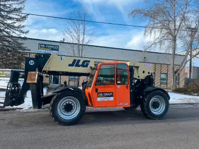 10K JLG telehandlers for rent. G10-55A, Skytrak 10054 and JLG 1055. Monthly rental price includes ma...
