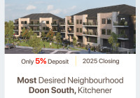 PRE-CONSTRUCTION STACK TOWNS IN KITCHENER STARTING FROM $545,000