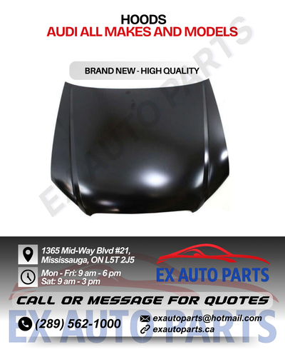 AUDI PREMIUM HOODS FOR ALL MAKES AND MODELS Acura Audi BMW Buick Cadillac Chevrolet Chrysler Dodge F...