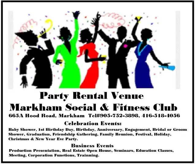 Markham Social Club – Event Centre63849001114113120
