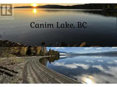 Canim Lake! Rare opportunity to own a picturesque 0.92-acre parcel in Hoover Bay, A selectively clea...