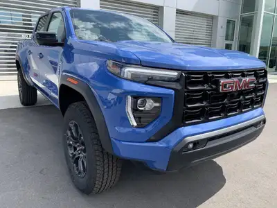 AMVIC Licensed Dealer The 2025 GMC Canyon Elevation Crew Cab 4WD in Rapids Metallic delivers bold of...