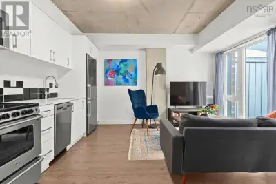 Welcome to Unit 208 at Agricola West, a modern one-bedroom condo in Halifax's vibrant North End. Thi...