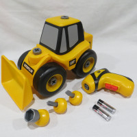 ToyBulldozer, Reversible Drill With 3 Bits, Free Big Wheel Truck