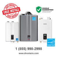 Tankless Water Heater - $45 - FREE Installation - 6 Months FREE