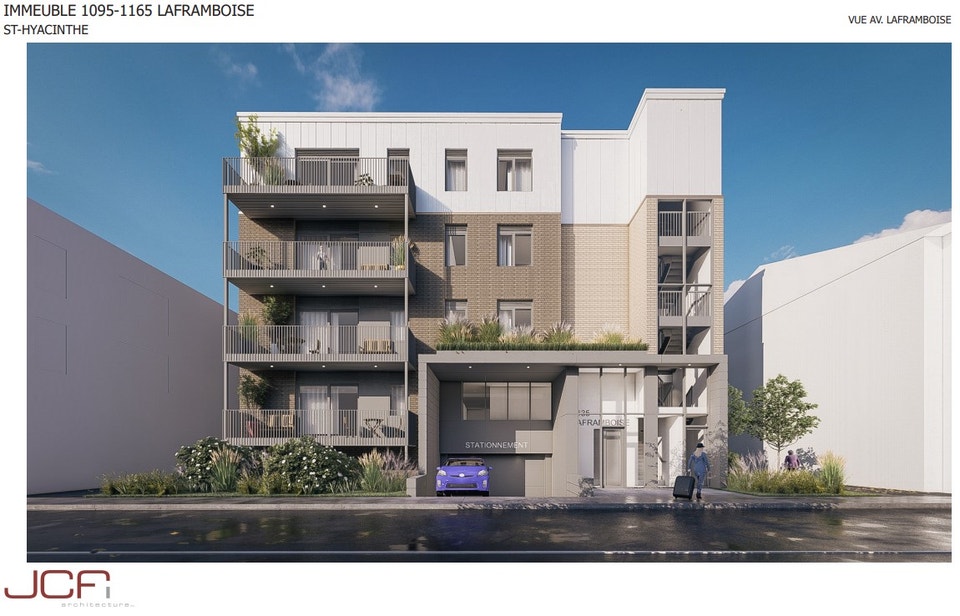 Appartements neufs louer - St-Hyacinthe 4-1/2 -157$/mois  PROMO 3