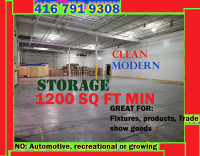 WAREHOUSE space for rent. CLEAN MODERN SHARED SPACE w docks