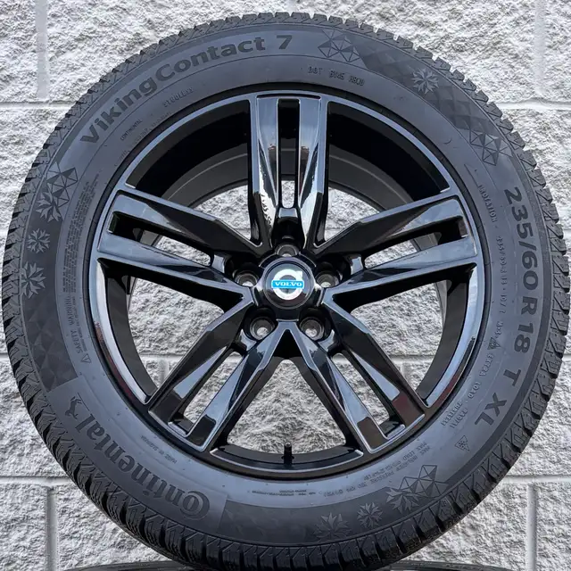 (95%) 4x 235/60R18 Continental Winters w/ Volvo XC60 18" Rims in Tires & Rims in City of Toronto - Image 3