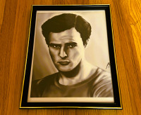 Marlon Brando Framed Sketch
