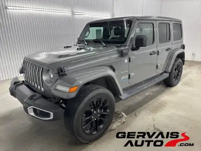 Jeep Wrangler 4XE Unlimited Sahara PHEV Toit Ouvrant 4x4 GPS Mags Cuir Le Jeep Wrangler 4xe Unlimite...
