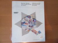 Collection souvenir timbres Canada 1987