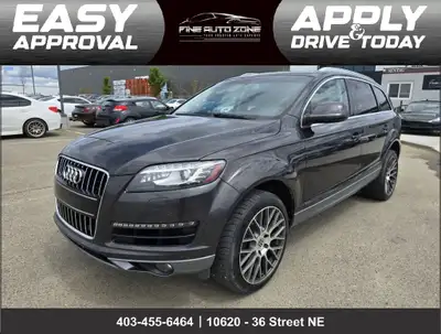 2011 Audi Q7 Premium 5 Passenger, Leather, Backup Camera, Navigation, Sunroof, Memory Seats, Heated...
