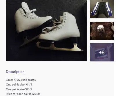 Figure & hockey skates , helmet,palms ,skate sharpening machine, View more